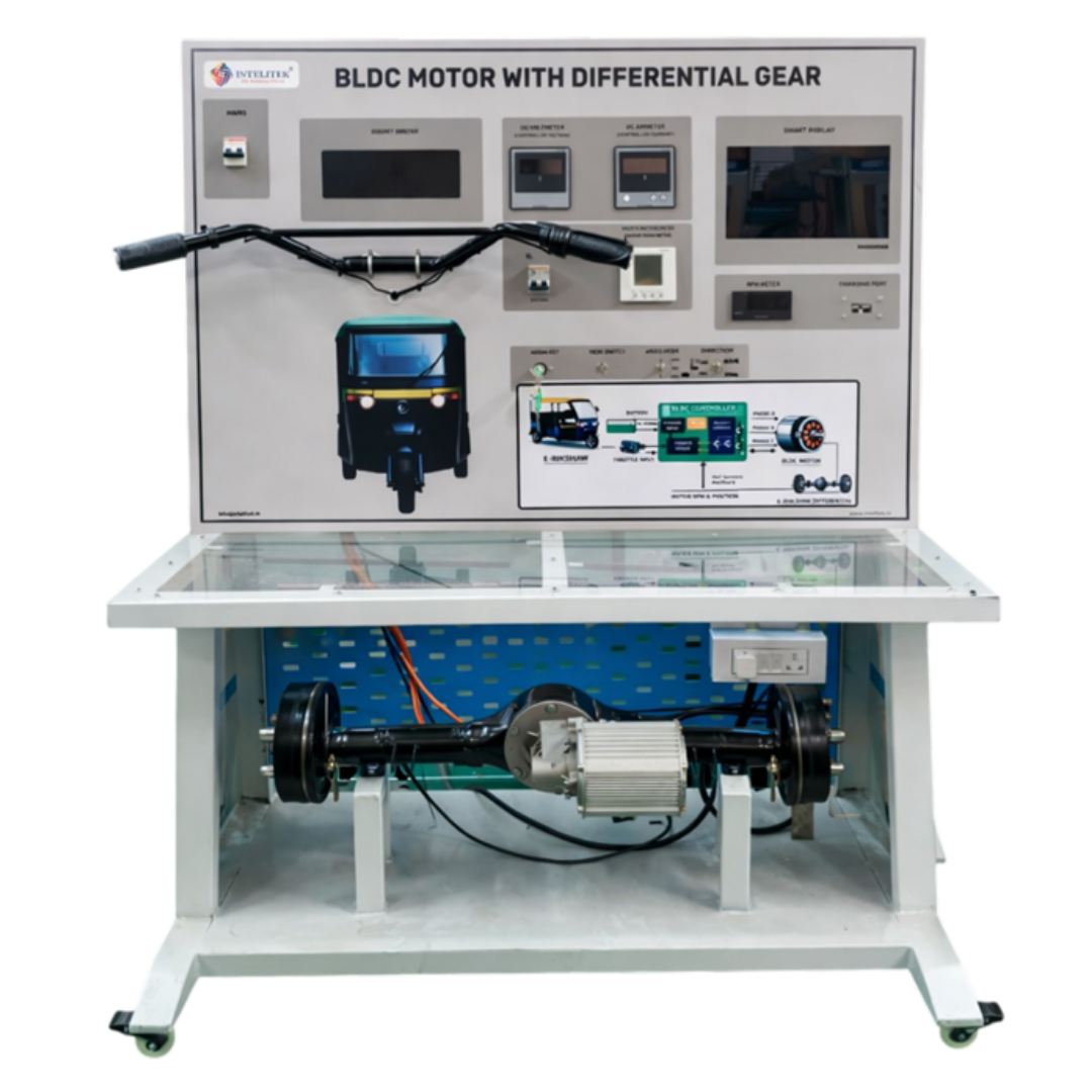 03-Wheeler EV Motor Drivetrain with Loading Facility -IES-EV-372