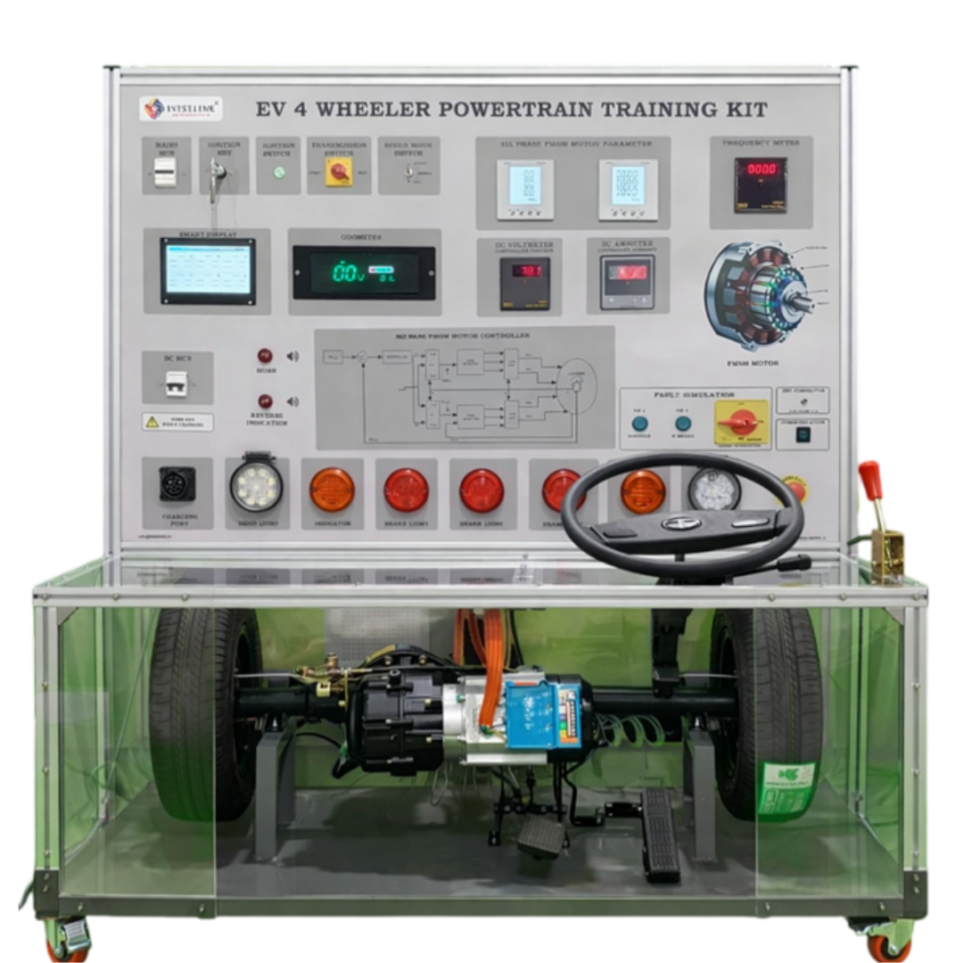 4-Wheeler EV Motor Drivetrain Training & Research Setup #IES-EV-313